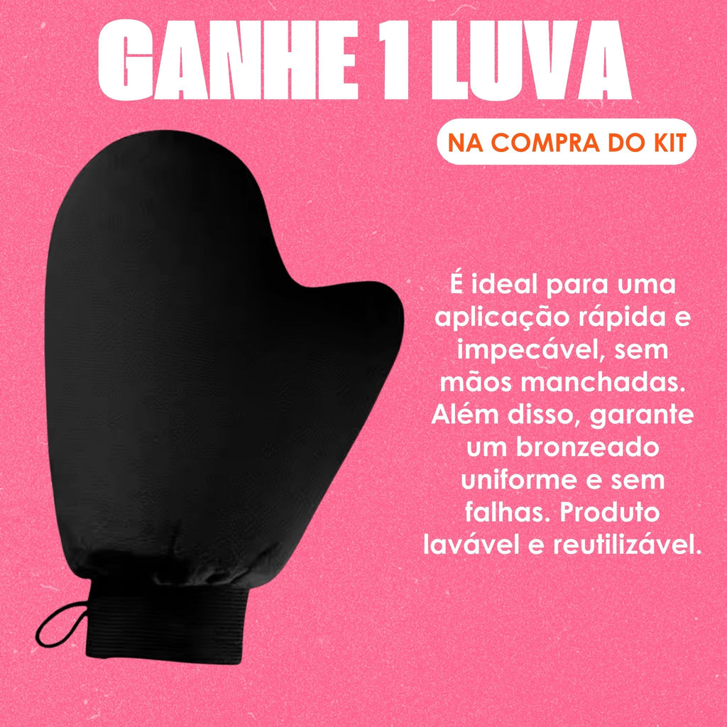 Kit Autobronzeador + Óleo Hidratante Iluminador | SOS Glow