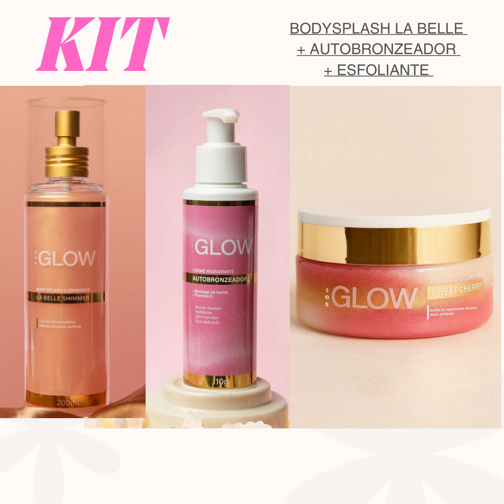 Kit Autobronzeador + Bodysplash La Belle + Esfoliante